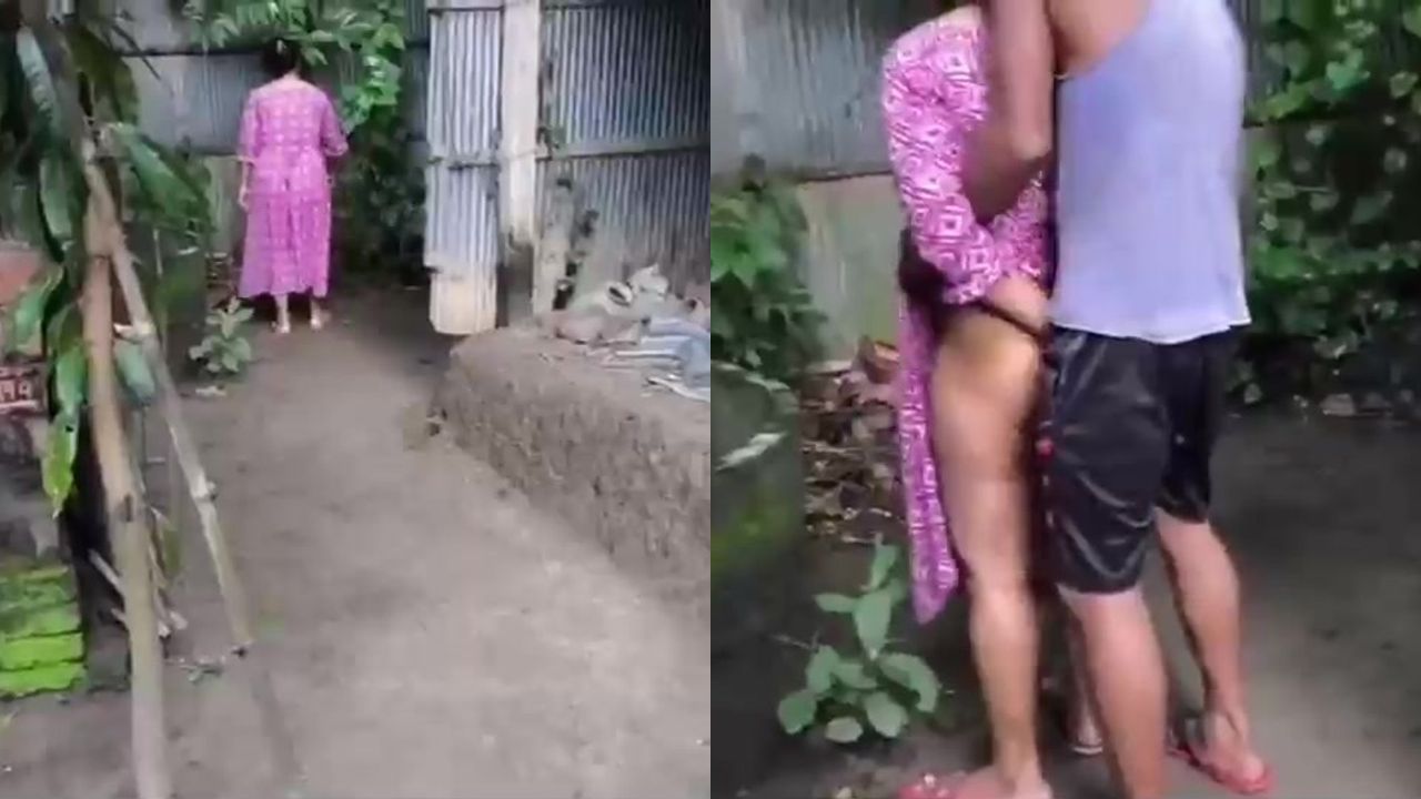 Video Budhe Nyapu Halaman, Tiba-Tiba Nungging Minta Disikat