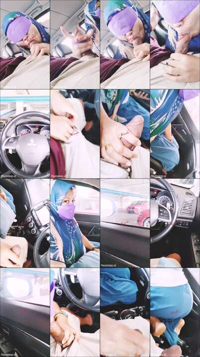 Video Jilbab Biru BJ Di Mobil